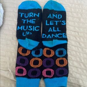 Colorful Music-Themed Socks